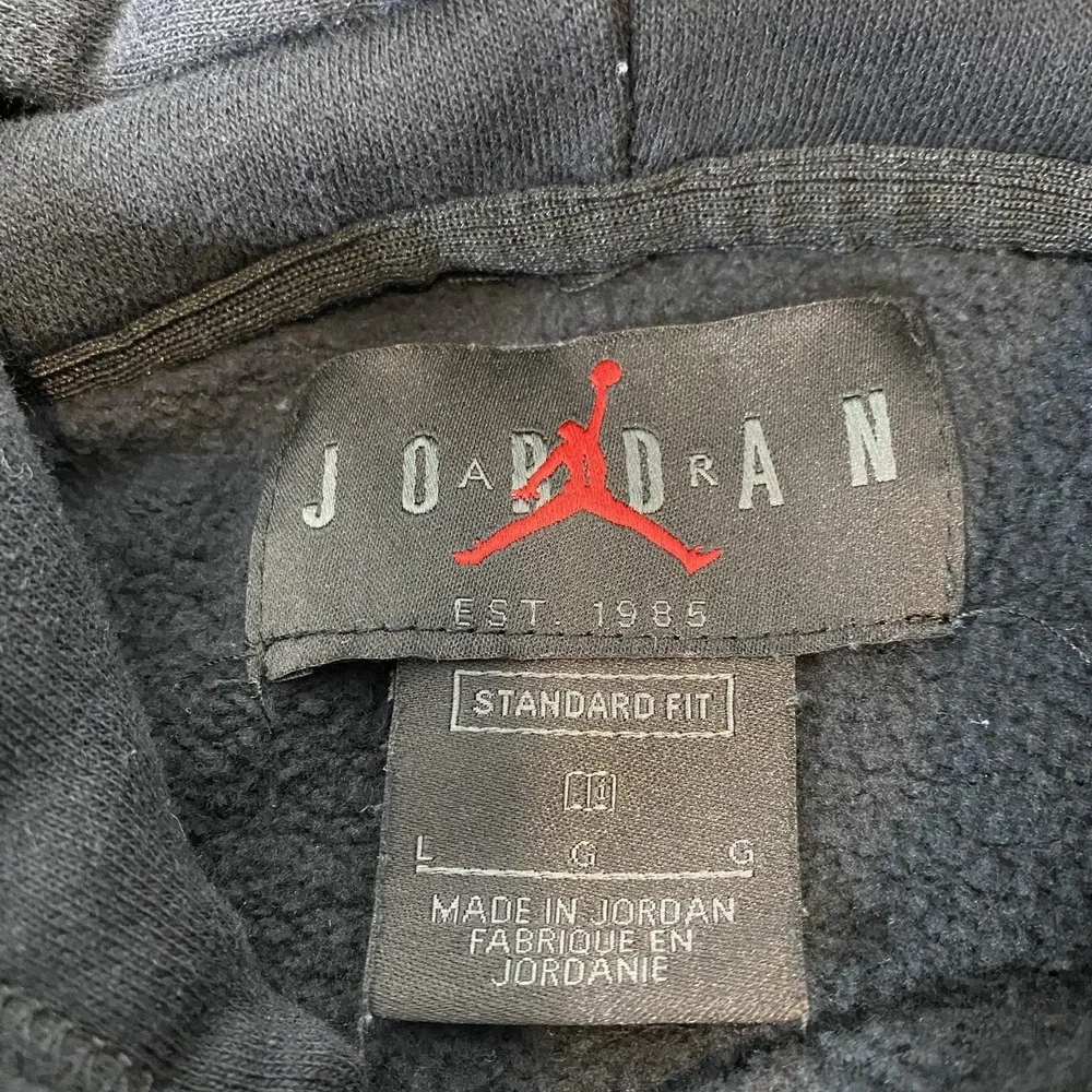 Jordan Nike Air Hoodie Mens‎ Large Black Jumpman Pullover Fleece DD5244-010